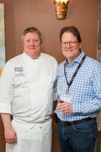 Marty Clubb with Chef Paul Duncan at Ray’s Boathouse, Seattle WA