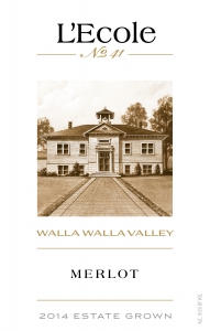 2014 Walla Walla Estate Merlot Label