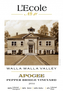 2014 Pepper Bridge Apogee Label