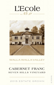 2015 Estate Cabernet Franc Front label