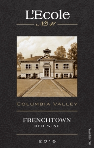 2016 Columbia Valley Frenchtown Front label